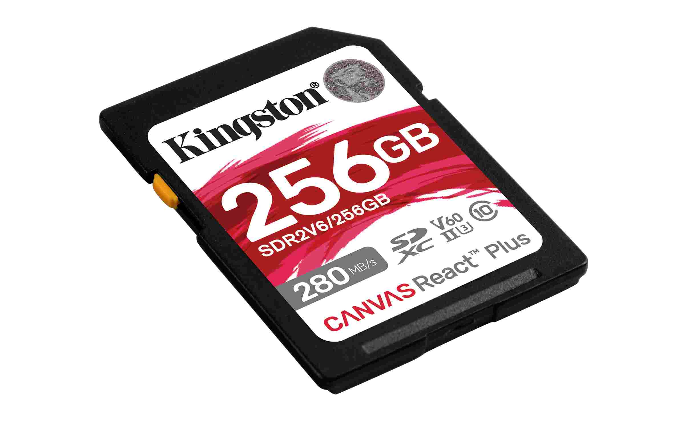 Dual 256GB SD cards 280 MB/s read, 150 MB/s write, UHS-II, U3, V60