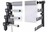 Motorized rollers for 4 backgrounds